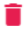 Red trash can