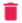 Red trash can